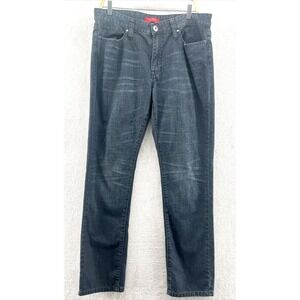 Guess Los Angeles Jeans Men's Sz 34x32 Ultra Slim Fit McCrae Dark Wash Jeans